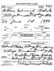 WW I Draft Registration Card, WI, Winnebago Co., Neenah - William Edmund Nichols [1780]