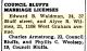 Council Bluffs Nonpareil, IA - Marriage License Issued to Edward B. Waldman & Alyce R. Wilmes [4983]