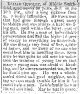 Scrapbook of Marriages & Deaths from Monroe County, PA, Newspapers - Obituary for Elijah Quigley [5554]